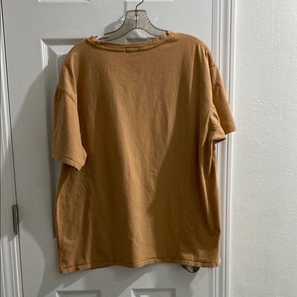 Originality Tan Short Sleeve Tee with Vintage Graphic - Picture 3 of 3